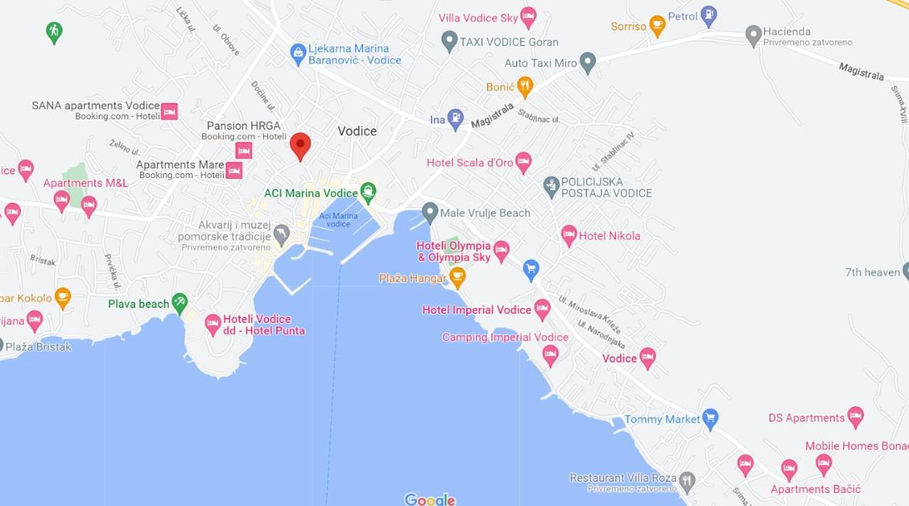Apartments Milinkovic Водице Экстерьер фото